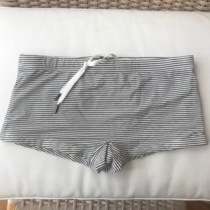 Dan Ward Swimwear Trunk - Mini Stripe Khaki